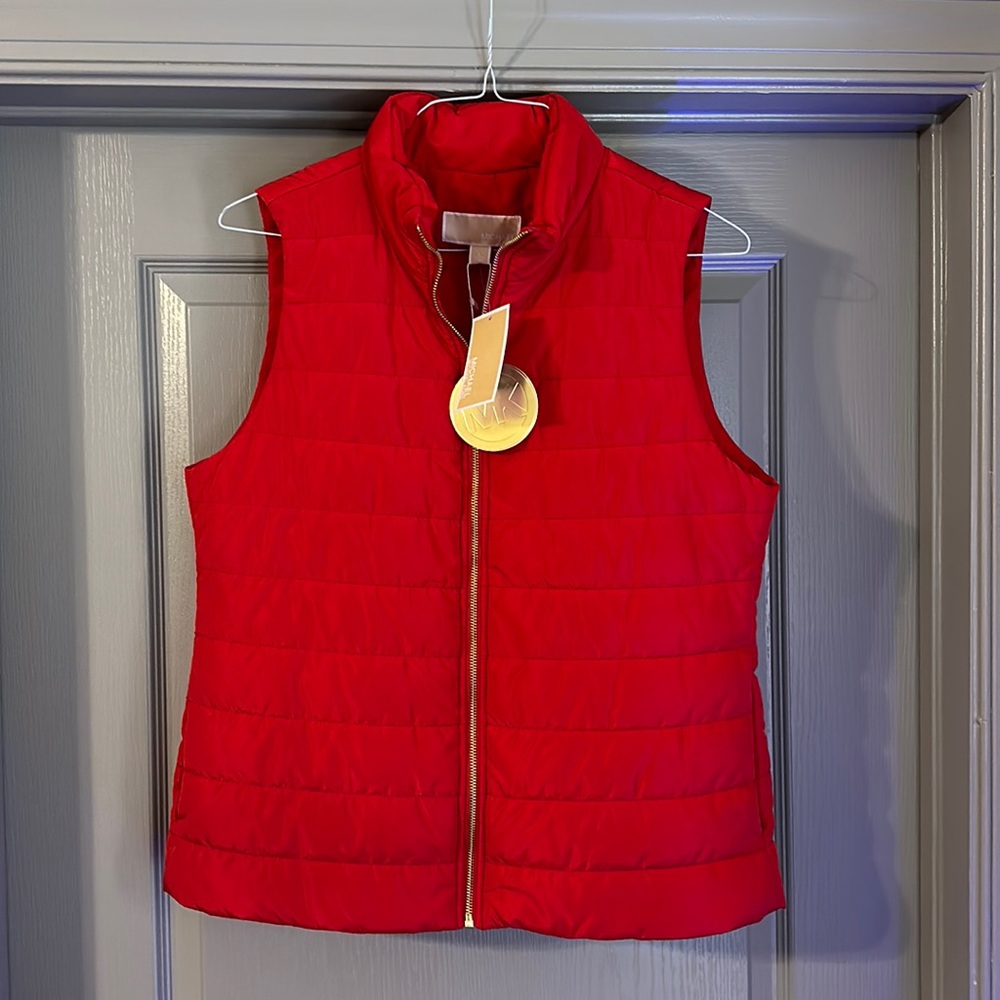 Michael Kors red vest